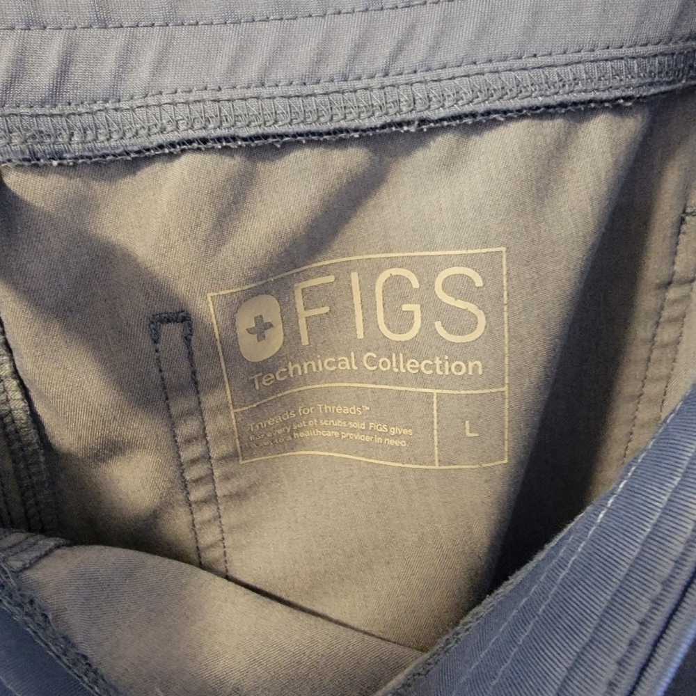 Blue grey Figs scrub pants